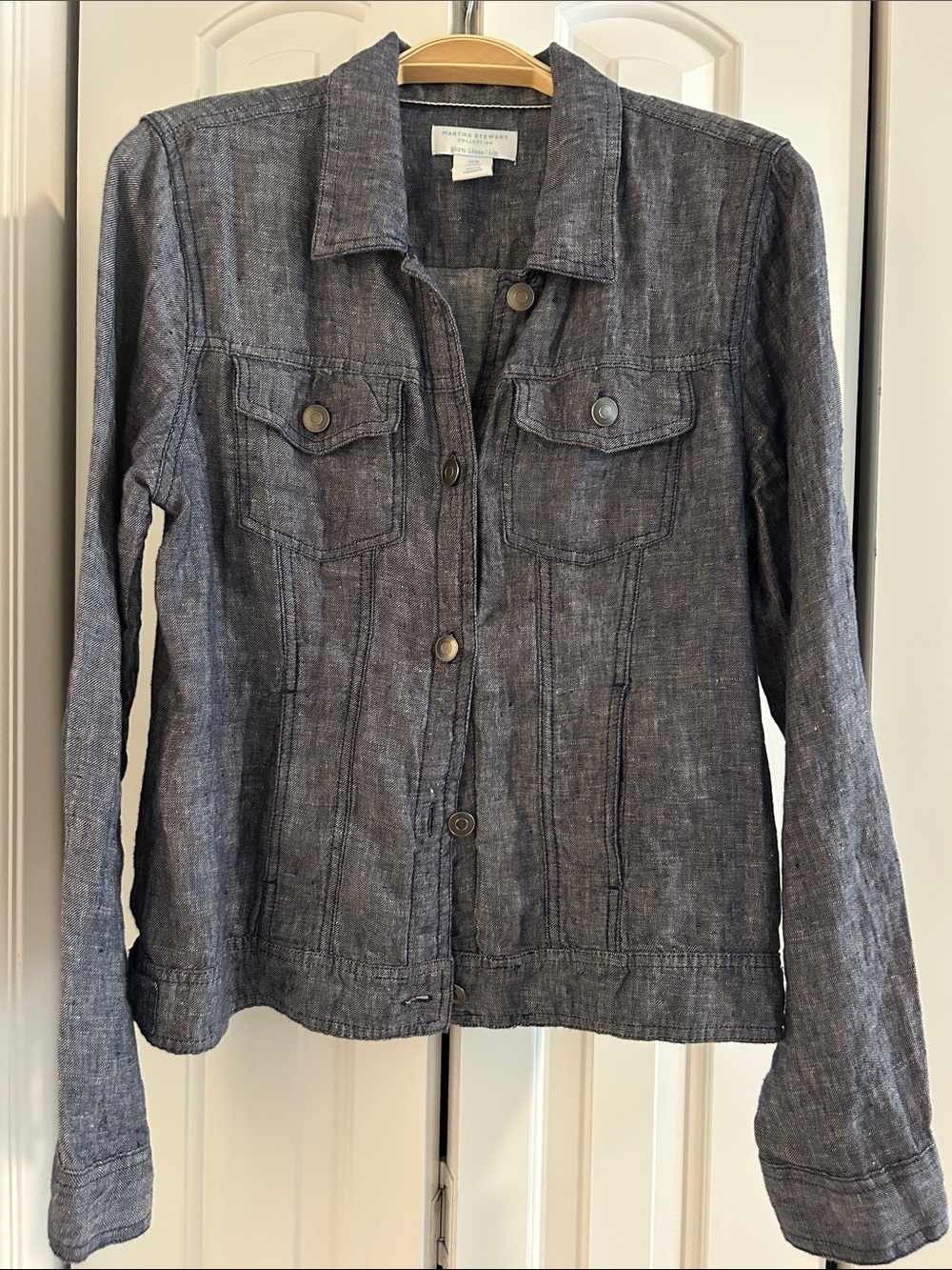 Martha Stewart Denim-Style Blue Jean Jacket